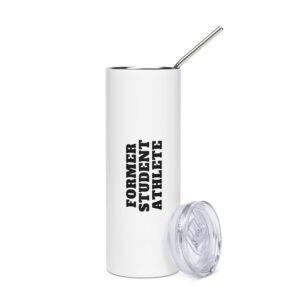 Stainless steel tumbler Former-Student-Athlete-XXL(Alfa)-in-Black-Letters