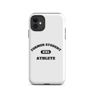 Tough Case for iPhone® Former-Student-Athlete-XXL(Alfa)-in-Black-Letters