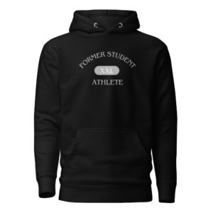 Unisex Hoodie Former-Student-Athlete-XXL(ITC)-in-Gray-Letters