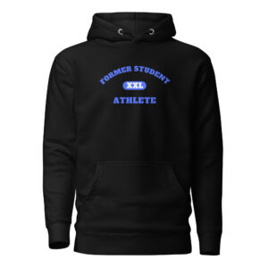 Unisex Hoodie Former-Student-Athlete-XXL(Alfa)-in-Royal-Blue-Letters