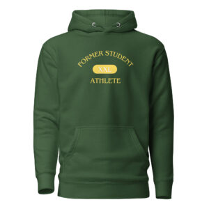 Unisex Hoodie Former-Student-Athlete-XXL(ITC)-in-Yellow-Letters