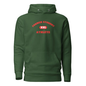 Unisex Hoodie Former-Student-Athlete-XXL(Alfa)-in-Red-Letters