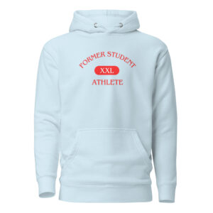 Unisex Hoodie Former-Student-Athlete-XXL(ITC)-in-Red-Letters