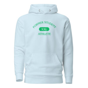 Unisex Hoodie Former-Student-Athlete-XXL(ITC)-in-Green-Letters