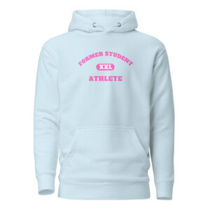 Unisex Hoodie Former-Student-Athlete-XXL(Alfa)-in-Pink-Letters