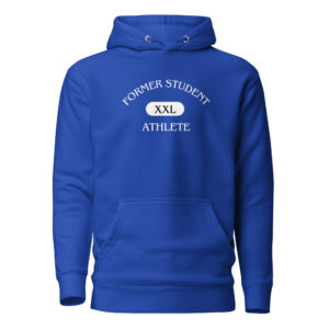 Unisex Hoodie Former-Student-Athlete-XXL(ITC)-in-White-Letters