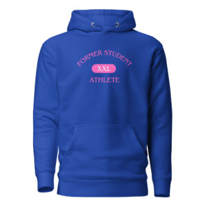 Unisex Hoodie Former-Student-Athlete-XXL(ITC)-in-Pink-Letters