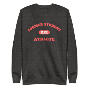 Unisex Premium Sweatshirt Former-Student-Athlete-XXL(Alfa)-in-Red-Letters