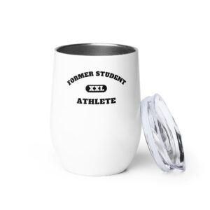 Wine tumbler  Former-Student-Athlete-XXL(Alfa)-in-Black-Letters