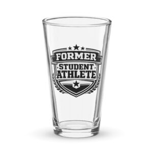 Former Student Athlete Shaker pint glass