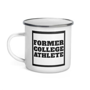 Enamel Mug Former-College-Athlete-Square
