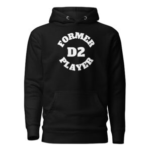 Unisex Hoodie Former-D2-Player-(Alpha)-Circle-in--White-Letters